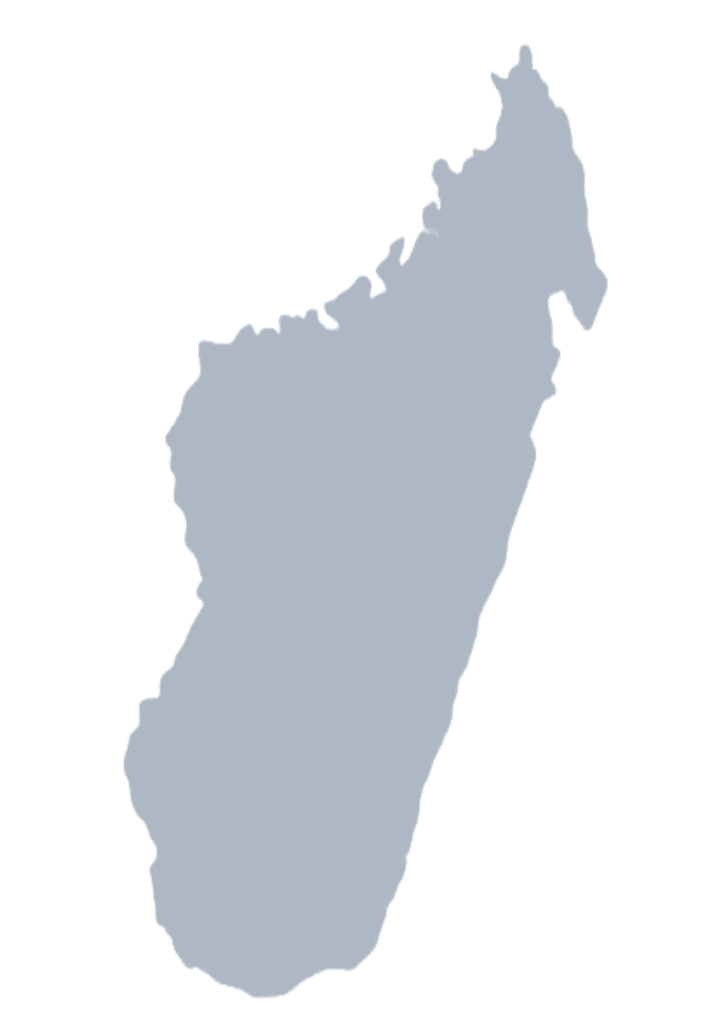 Carte de Madagascar - externalisation à Madagascar - iScale Solutions