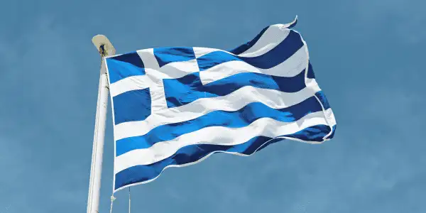 Drapeau de la grèce