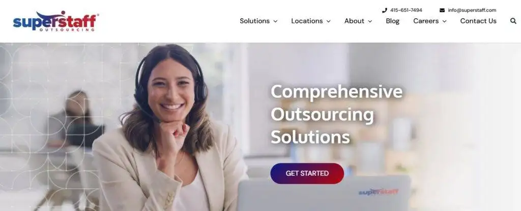 Top 20 des entreprises d'externalisation - SuperStaff