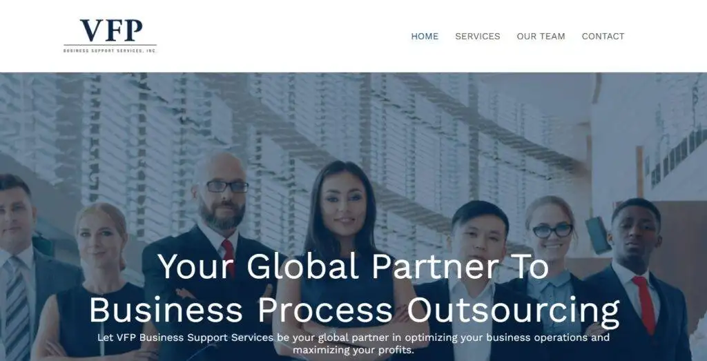 Top 20 des entreprises d'externalisation - VFP Business Support Services, Inc.