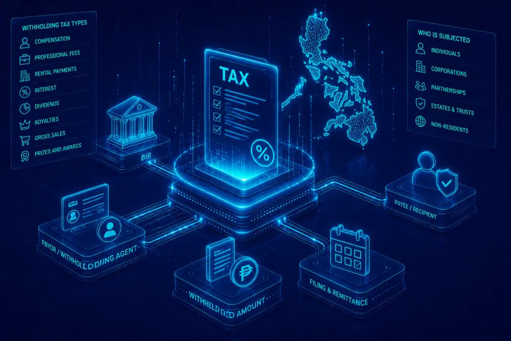 Featured Image - Understanding Withholding Taxes in the Philippines Types and Who Is Subjected to Withholding