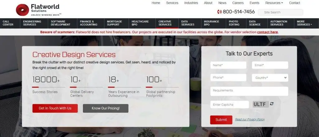 TOP 10 DES AGENCES CRÉATIVES - FLATWORLD SOLUTIONS