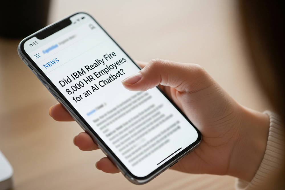 Image - Did IBM Really Fire 8,000 HR Employees for An AI Chatbot