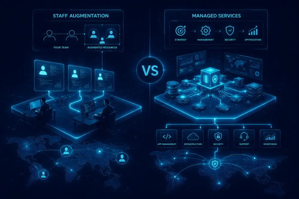 Featured Image - Staff Augmentation vs. Managed Services