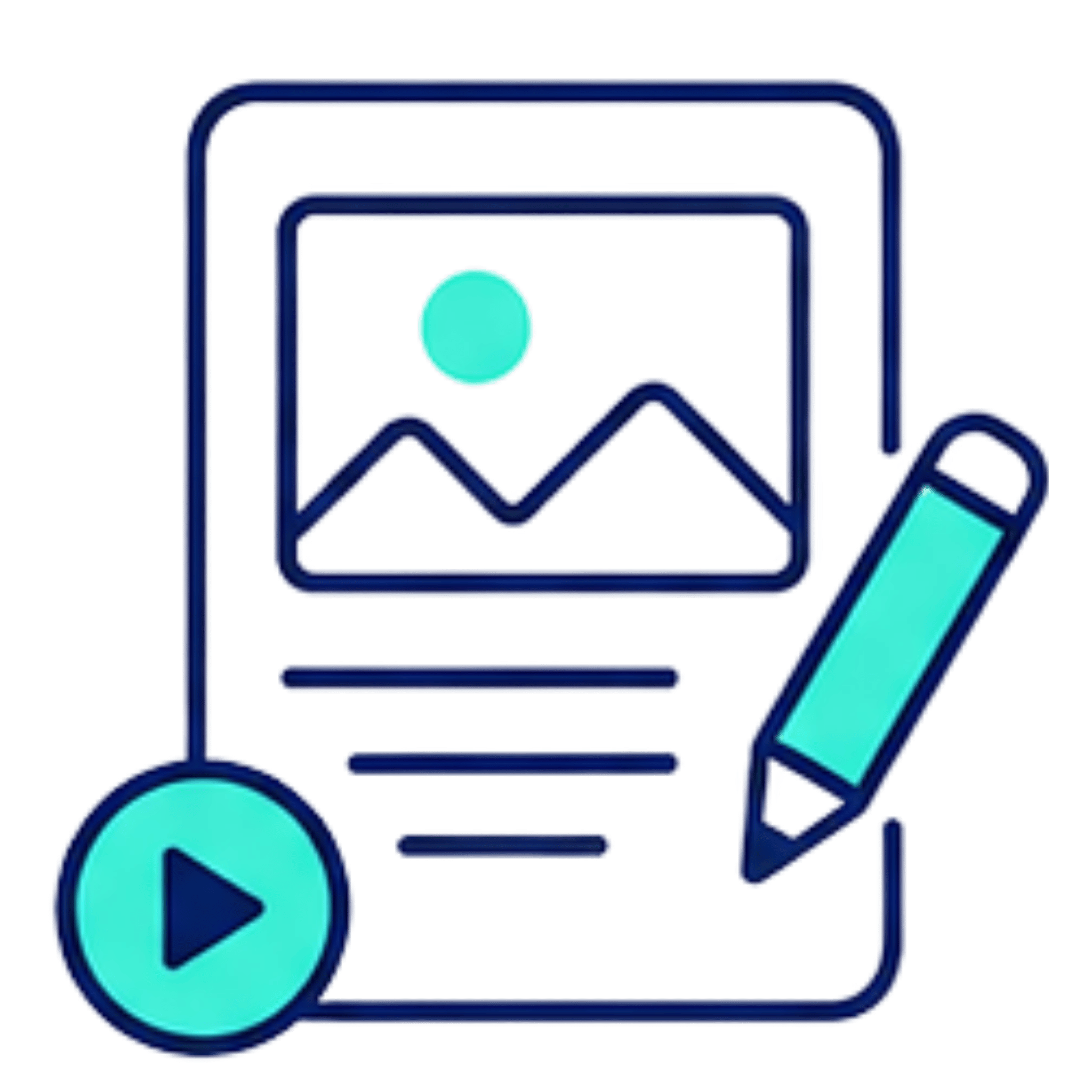 Icon - Content Creation and Curation​​