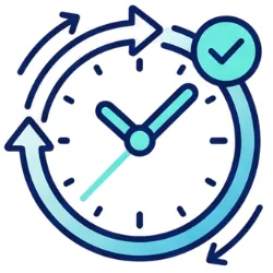 Icône - Délais d'exécution plus rapides