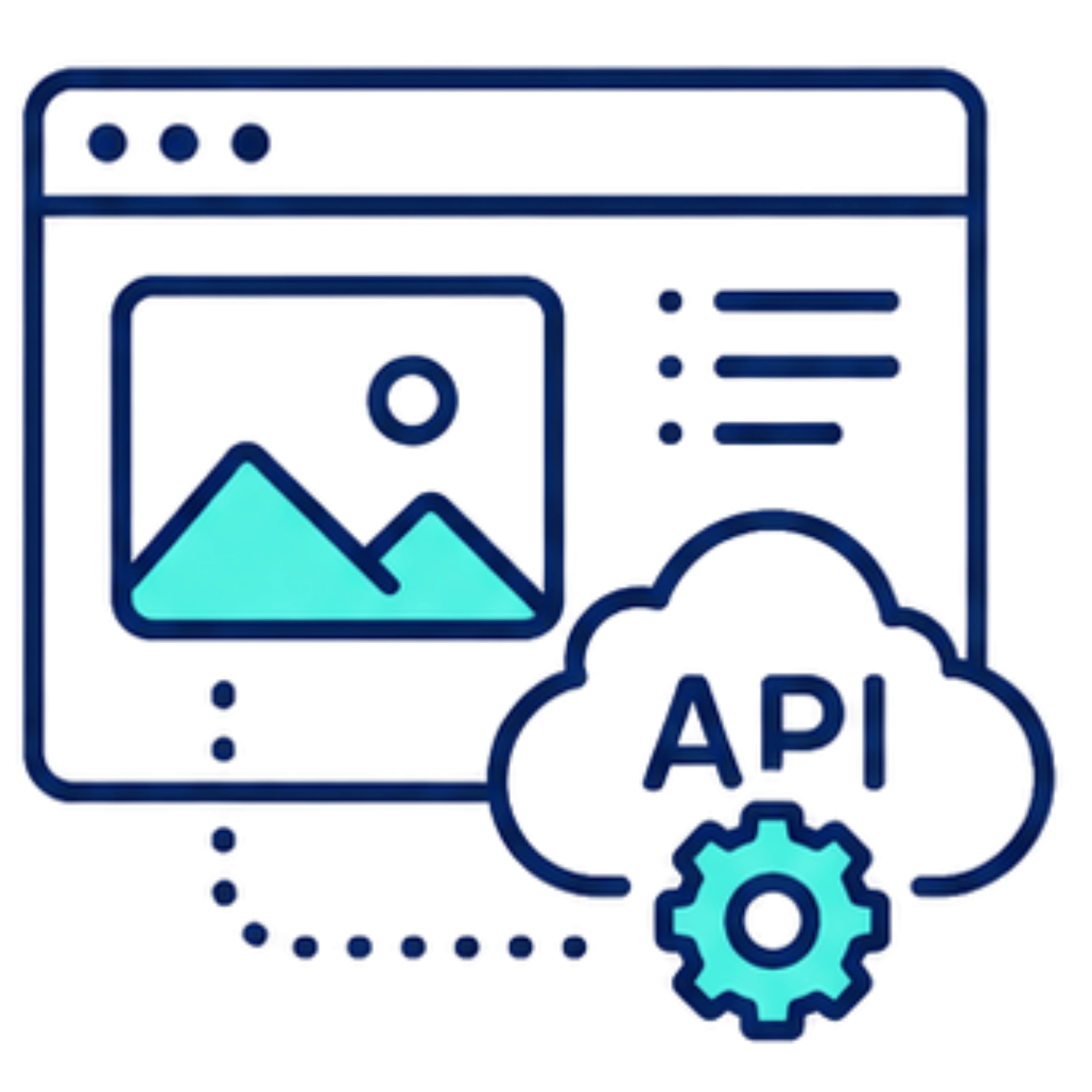 Icon - Image data processing & API integration