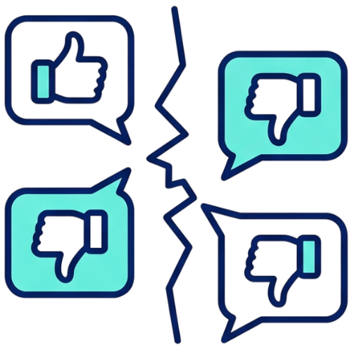 Icon - Inconsistent support quality